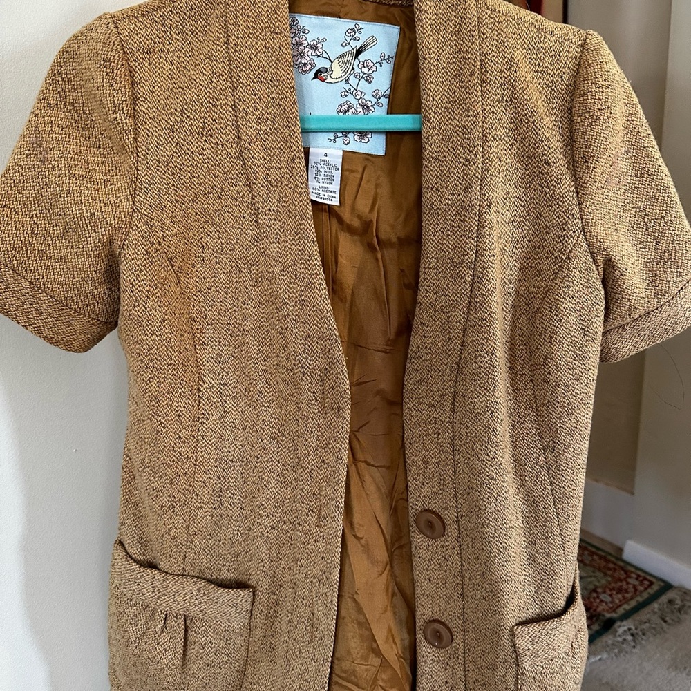 Tabitha size 4 Anthropologie tweed jacket